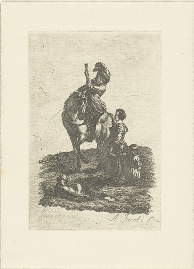 Cavaleiro a cavalo de Abraham Jacobi