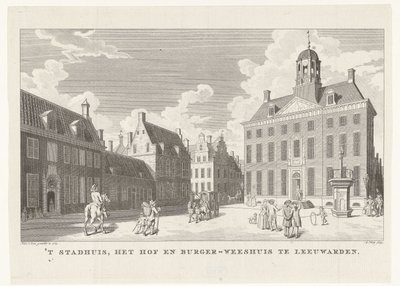 Câmara municipal em Leeuwarden 