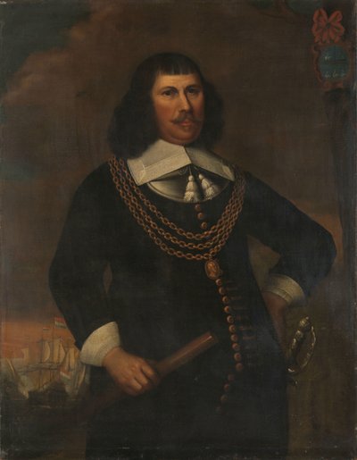 Pieter Florisz (ca. 1605-58), Vice-Almirante do Distrito Norte de Abraham Liedts (copy after)