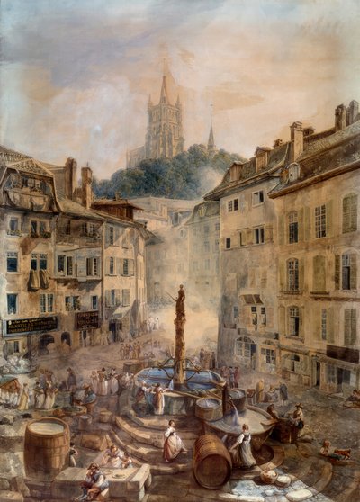 Praça de la Palud de Abraham Louis Rodolphe Ducros