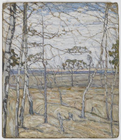 Árvores de vidoeiro de Abraham Manievich