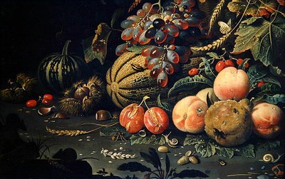 Fruta (óleo sobre tela) (detalhe de 278970) de Abraham Mignon