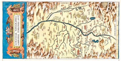 Auvergne, França de Abraham Ortelius