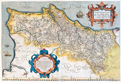 Portugal de Abraham Ortelius