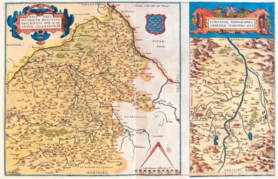 Região-a: Centro, Borgonha, Auvergne, Limousin Região-b: Auvergne, França de Abraham Ortelius