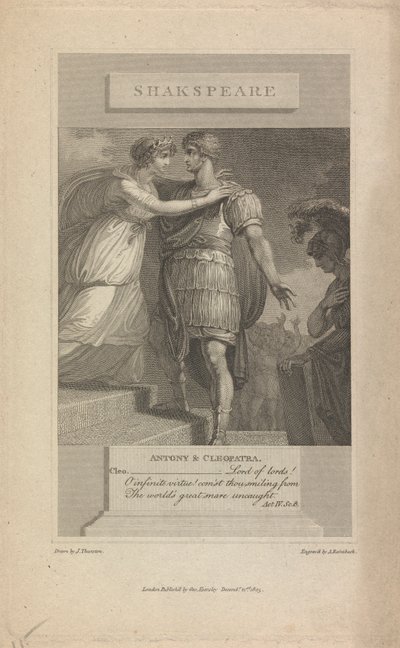 Antony e Cleopatra Act IV Sc. 8 de Abraham Raimbach