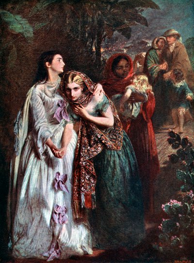 O vôo de Lucknow, 1858, c1920 de Abraham Solomon