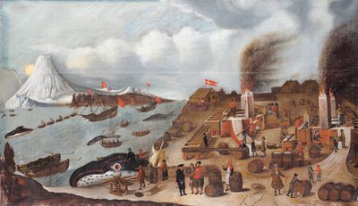 Estação Baleeira Dinamarquesa, 1634 de Abraham Speeck
