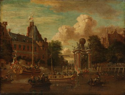 A legação moscovita visitando Amsterdã, 29 de agosto de 1697 de Abraham Storck