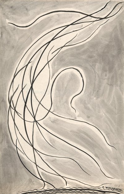 Linhas Rítmicas: Abstracção de Dança de Abraham Walkowitz