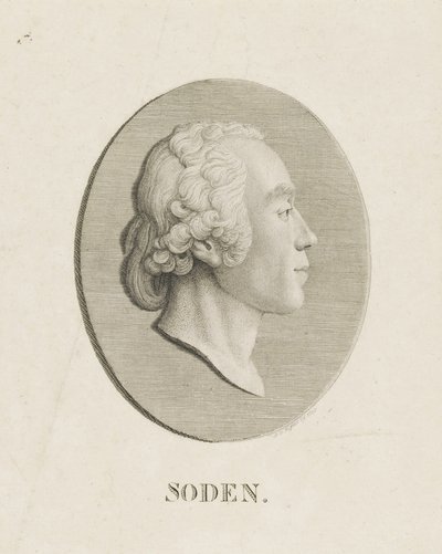 Friedrich Julius Heinrich Graf von Soden em uma viagem para Sassan 1754-1831, 1800. de Abraham Wolfgang Küffner
