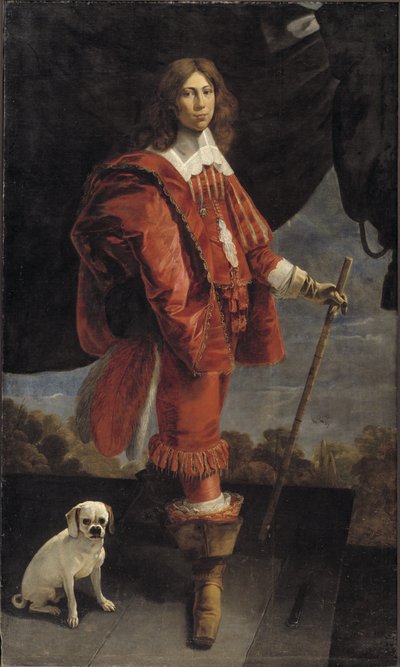Ulrik Christian Gyldenløve (1630-1658), filho de Christian IV e Vibeke Kruse de Abraham Wuchters