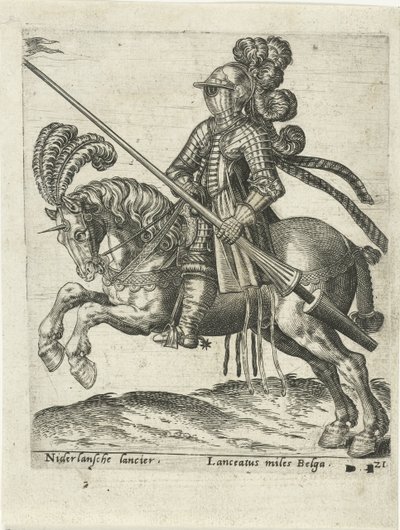 Lanceiro holandês de Abraham de Bruyn (attributed to)