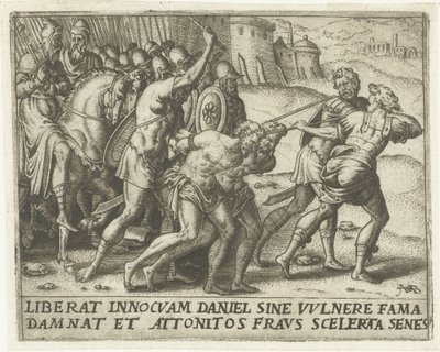 Os anciãos são levados para longe
História de Susanna (título da série) de Abraham de Bruyn