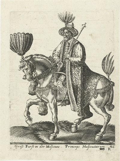 Grão-Duque de Moscovo, 1577 de Abraham de Bruyn