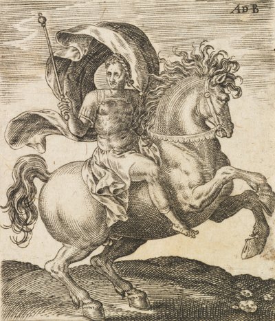 Sérgio Galba de Doze Césares a Cavalo, c1565-1587. de Abraham de Bruyn