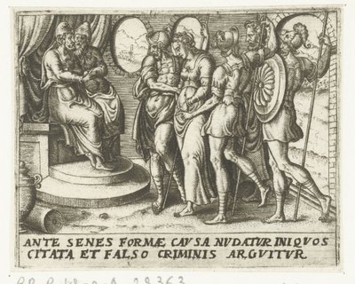 Susanna perante os juízes
História de Susanna (título da série) de Abraham de Bruyn
