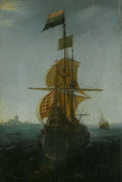Um homem das Índias Orientais de Amsterdã de Abraham de Verwer (attributed to)