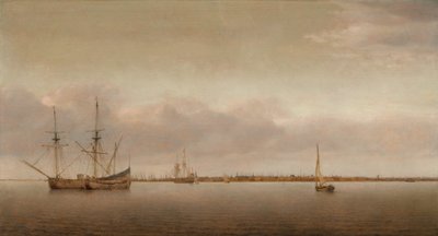 Vista de Hoorn, c. 1650. de Abraham de Verwer