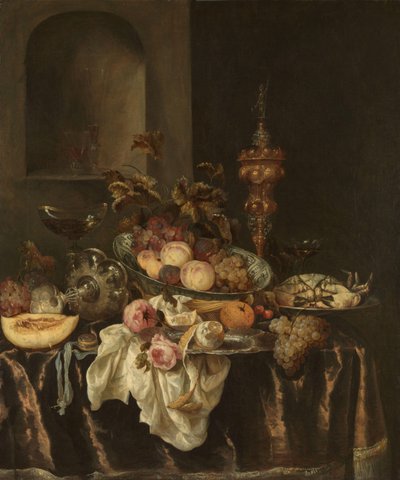 Natureza morta de Abraham van Beyeren (attributed to)