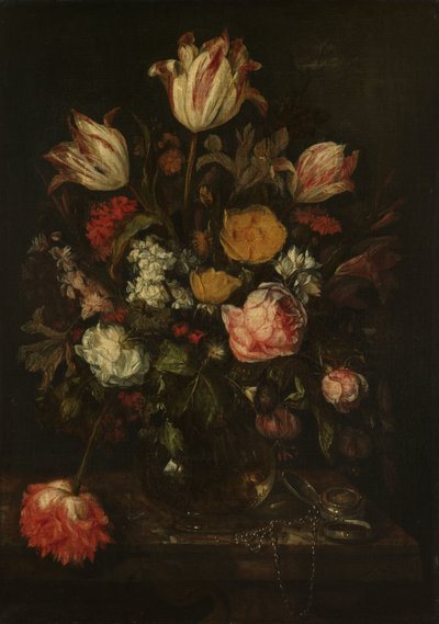Natureza morta com flores de Abraham van Beyeren
