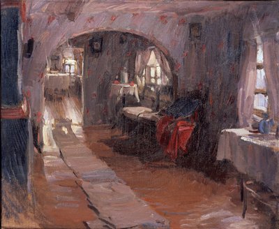 Em uma casa de campo, 1914 de Abram Efimovich Arkhipov