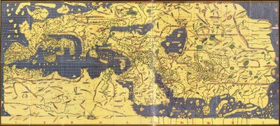 Cópia do "Kitab Rudjdjar" ou "Tabula Rogeriana" de 1154 de Abu Muhammad (after) Al Idrisi or Edrisi
