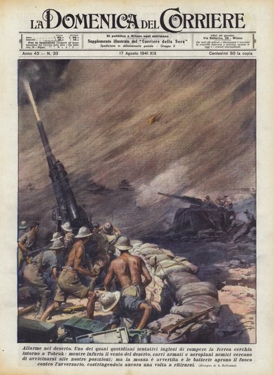 Alarme no deserto de Achille Beltrame