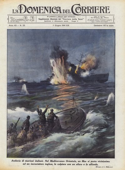 Ousadia dos marinheiros italianos de Achille Beltrame