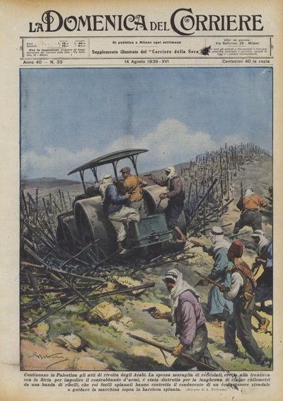 As revoltas árabes continuam na Palestina de Achille Beltrame