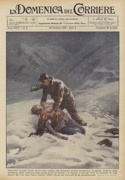 Depois de procurar em vão pelo trabalho do outro lado da fronteira, dois namorados de Ístria voltaram à sua terra natal de Achille Beltrame