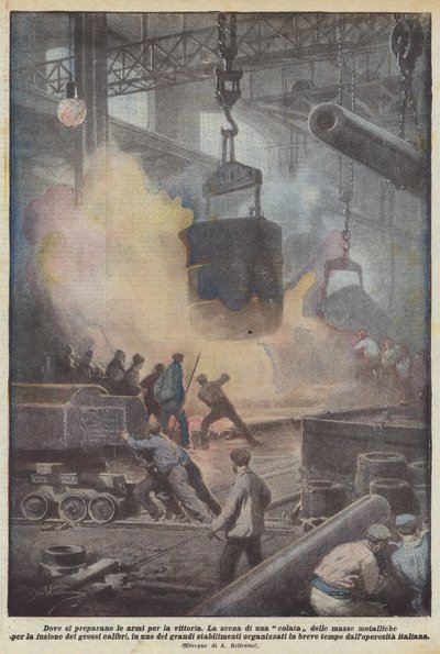 Onde as armas são preparadas para a vitória de Achille Beltrame