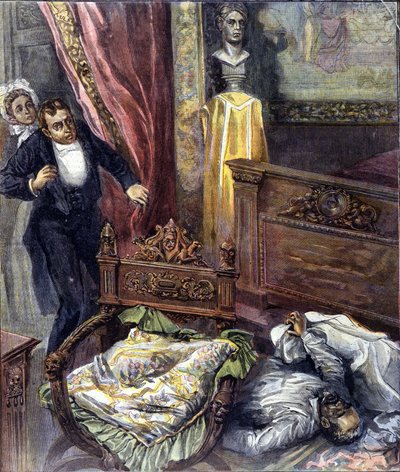 Emile Zola morreu em 1902 (1840 - 1902) escritor francês. de Achille Beltrame
