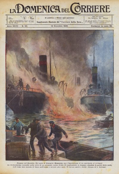 Chamas no Danúbio de Achille Beltrame