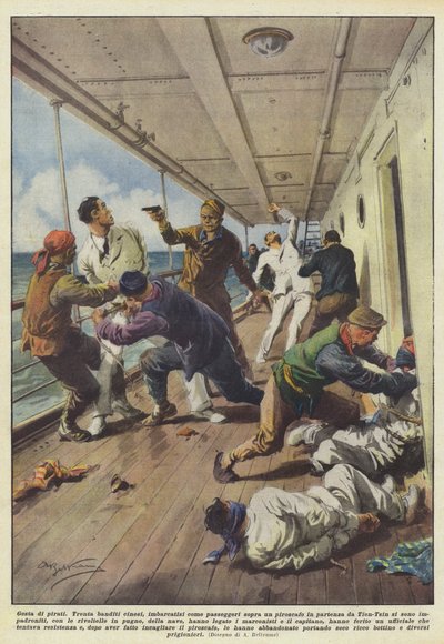 Gesto de piratas de Achille Beltrame