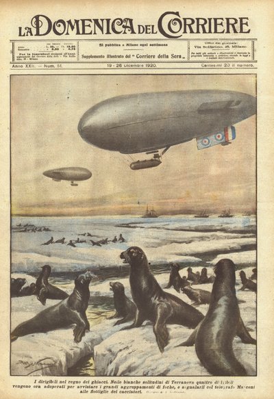 As aeronaves no reino do gelo de Achille Beltrame