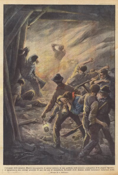 Os dramas das minas de Achille Beltrame
