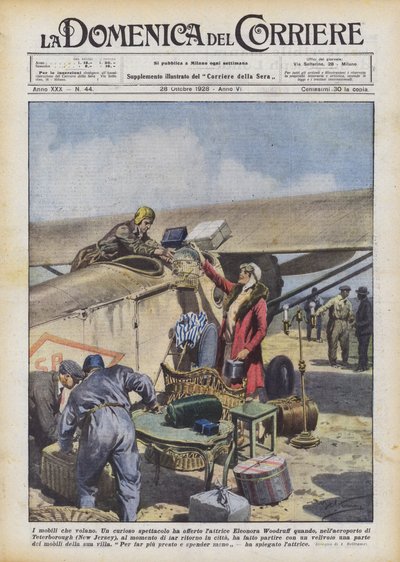 Os móveis que voam de Achille Beltrame