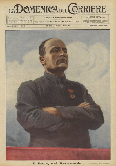 Il Duce, no Decenal de Achille Beltrame