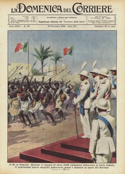 O rei na Somália de Achille Beltrame