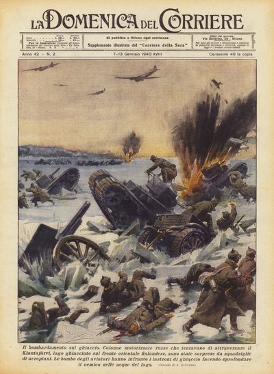 O bombardeio no gelo de Achille Beltrame