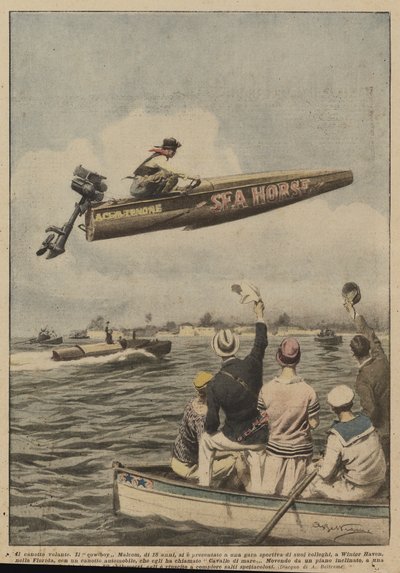 O barco voador de Achille Beltrame