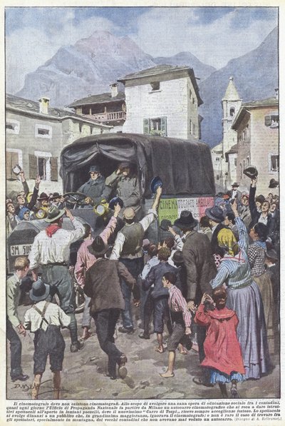 O cinema onde não há cinemas de Achille Beltrame