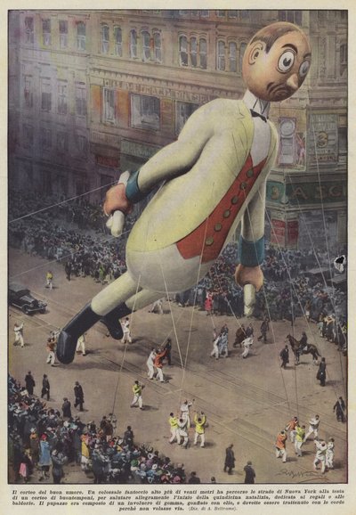 O desfile de bom humor de Achille Beltrame