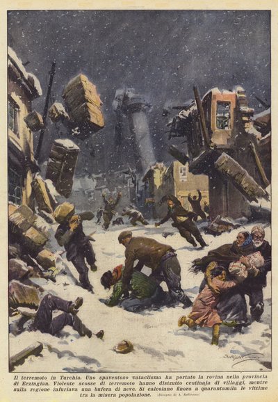 O terremoto na Turquia de Achille Beltrame