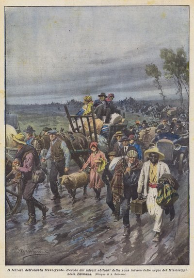 O terror da onda avassaladora de Achille Beltrame