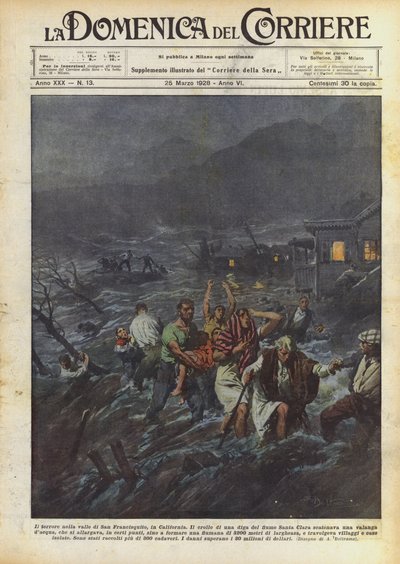 Terror no vale de San Francisquito, Califórnia de Achille Beltrame