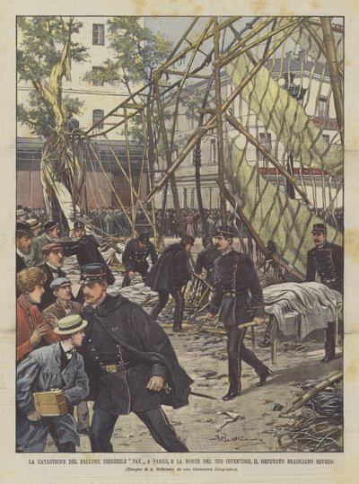 A catástrofe do baile Pax Airship em Paris e a morte de seu inventor, o deputado brasileiro Severo de Achille Beltrame