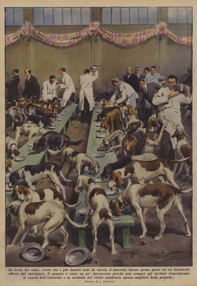 A festa dos cachorros de Achille Beltrame