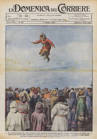 O festival da primavera dos esquimós de Achille Beltrame